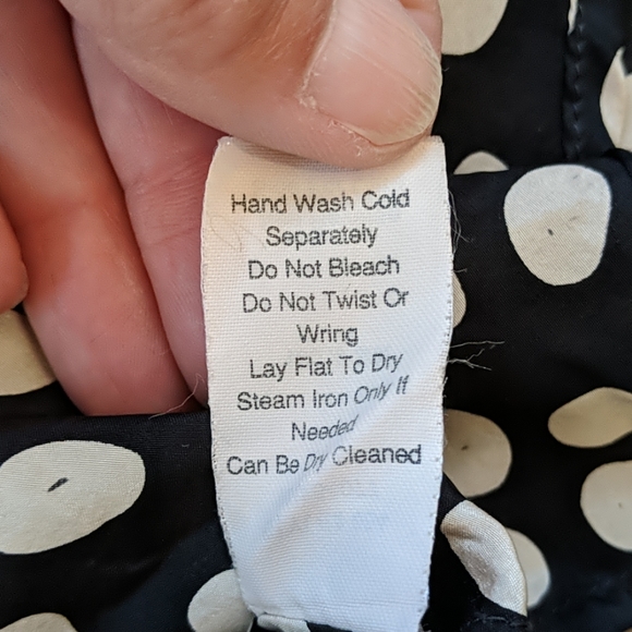 CAbi 100% silk polka dot blouse - Picture 7 of 7